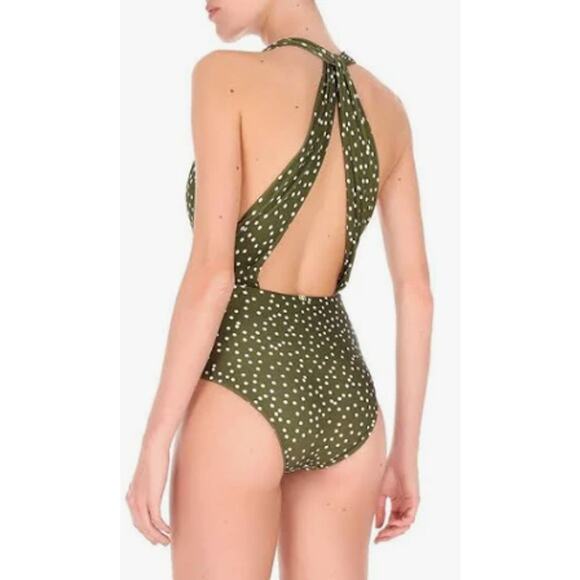 Adriana Degreas ~ Brazil Scales Print One Piece Swimsuit Sz 3 ~ NWT $380 - Picture 2 of 10
